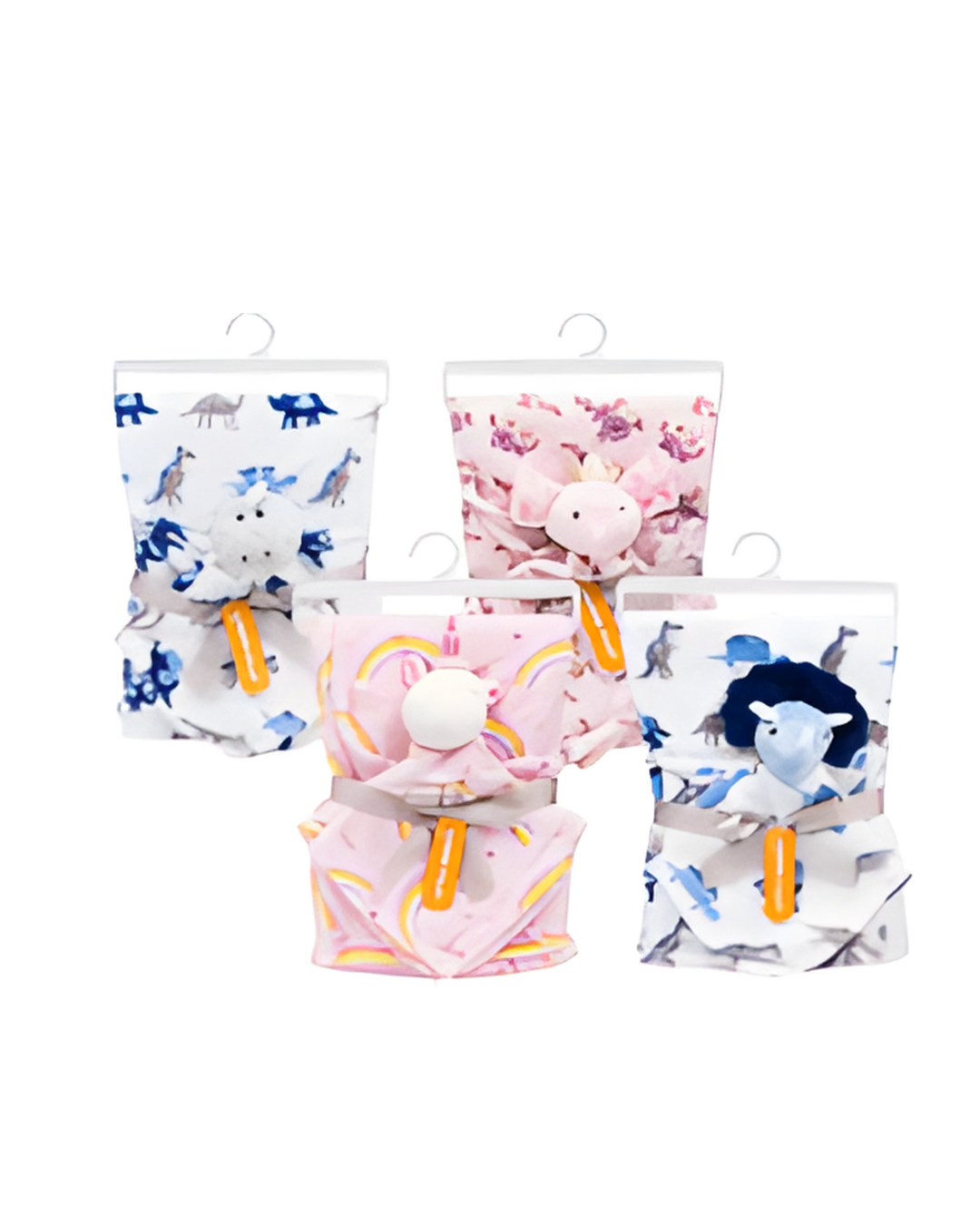 BABY BLANKET SET,wPLUSH 4AST