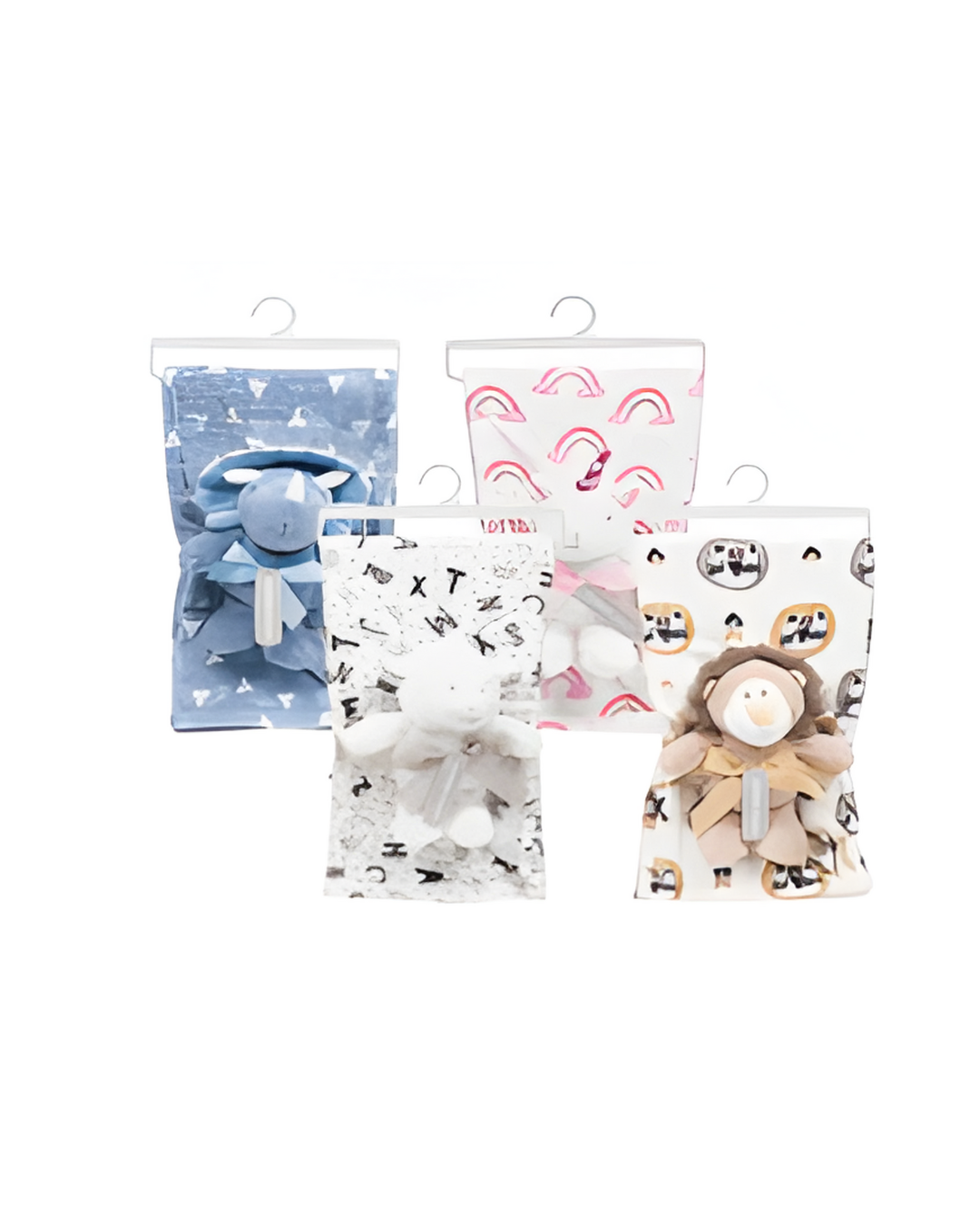 BABY BLANKET SET,wPLUSH 4AST