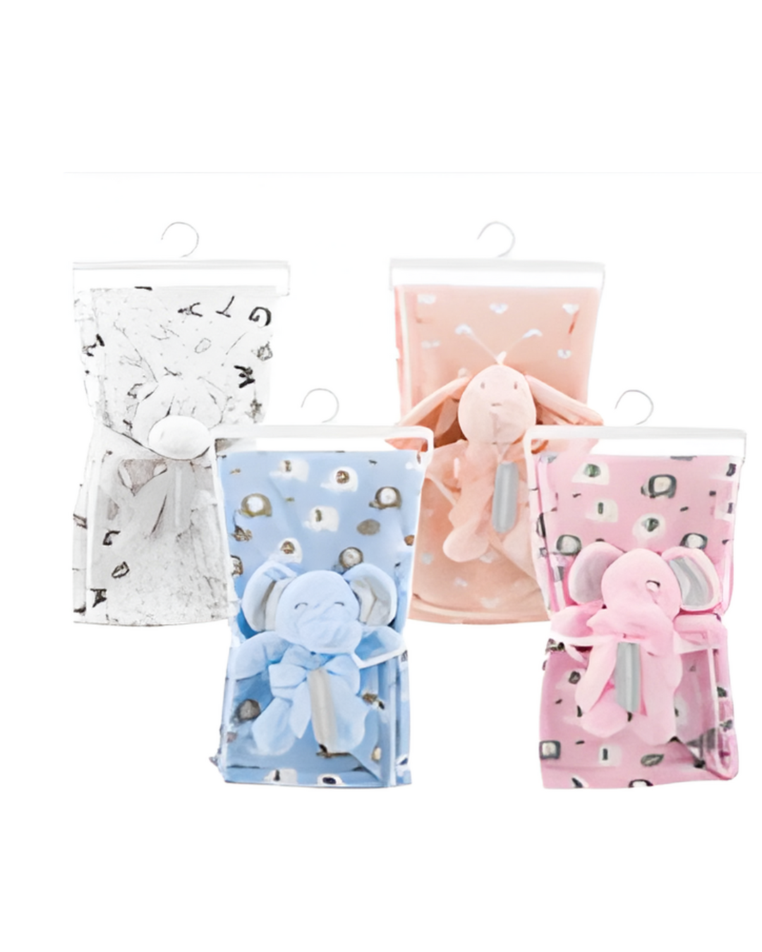 BABY BLANKET SET,wPLUSH 4AST