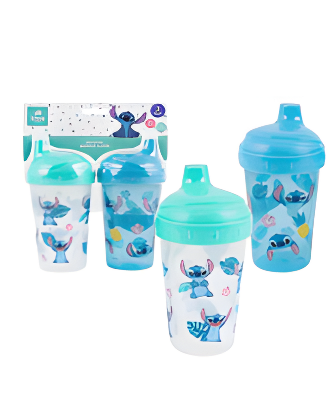 SIPPER CUP,2pk DIS STITCH