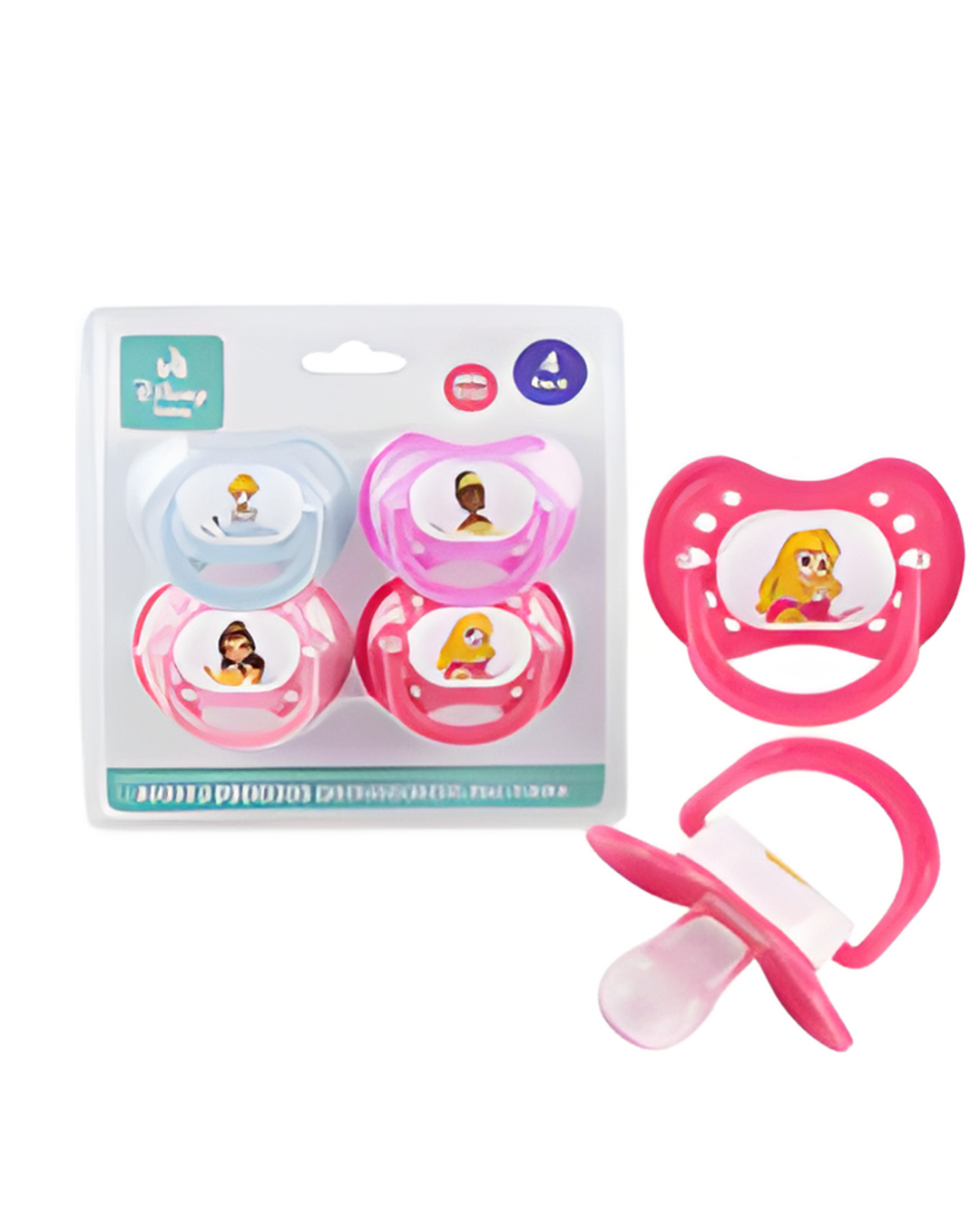 PACIFIER,4pk DIS PRINCESS