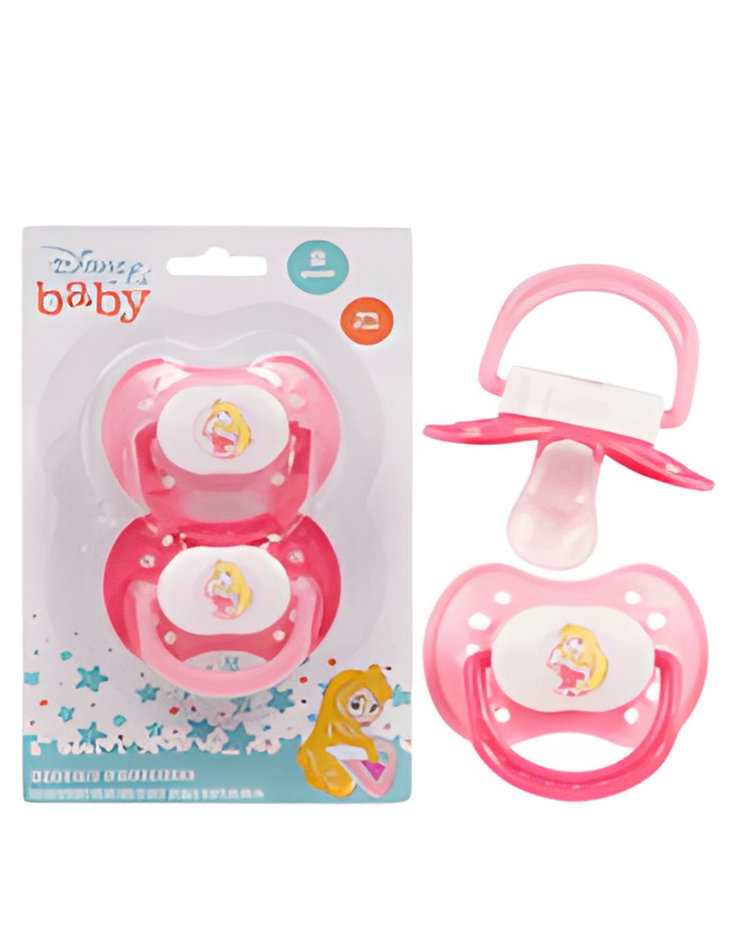 PACIFIER,2pk SLEEPING BEAUTY