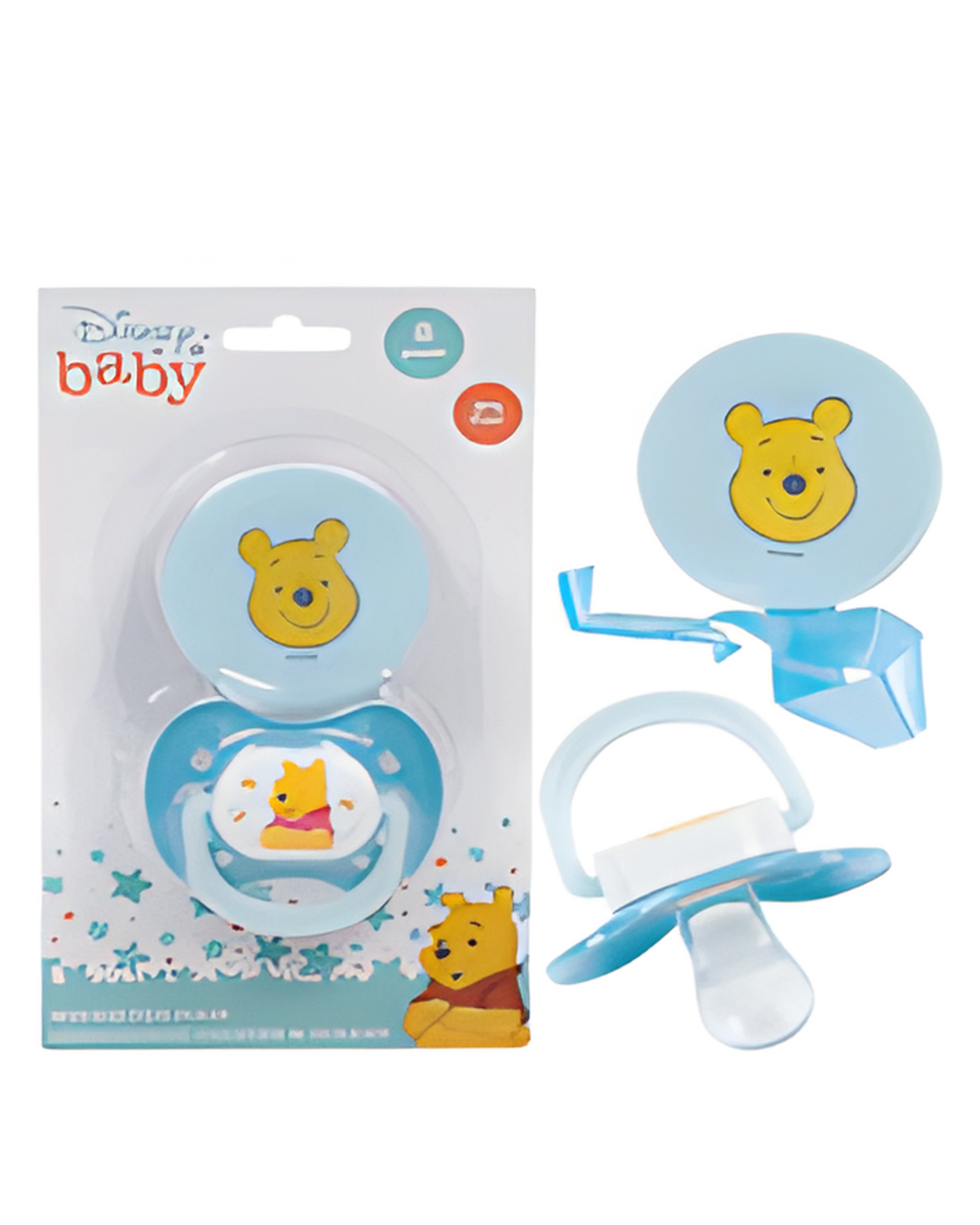 PACIFIER,W/CLIP WINNIETHEPOOH