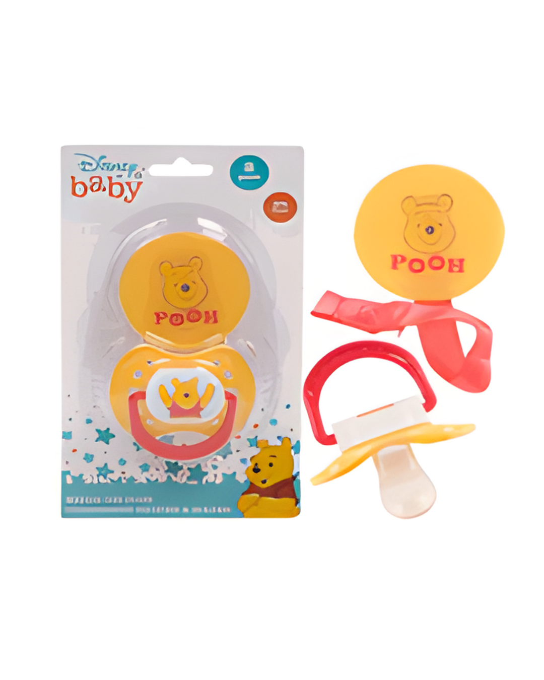 PACIFIER,W/CLIP WINNIETHEPOOH