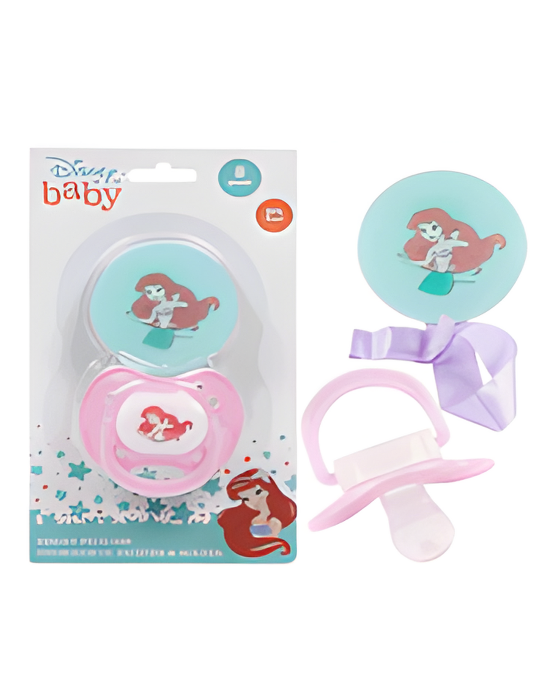 PACIFIER,W/CLIP DIS PRINCESS A