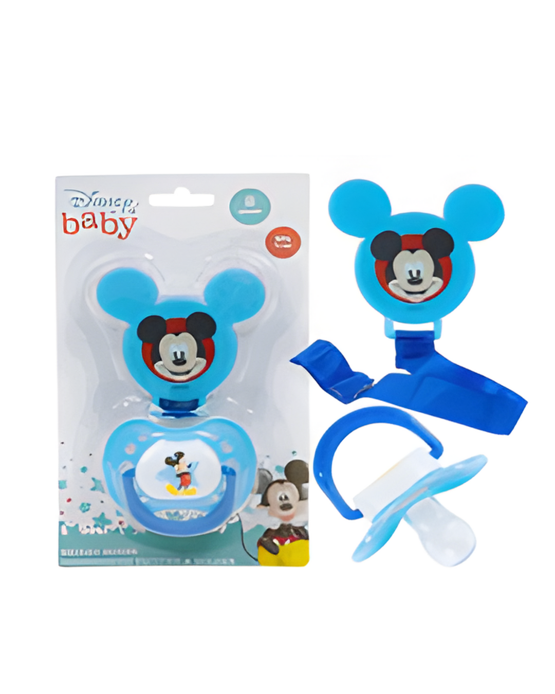 PACIFIER,W/CLIP MICKEYMOUSE RE