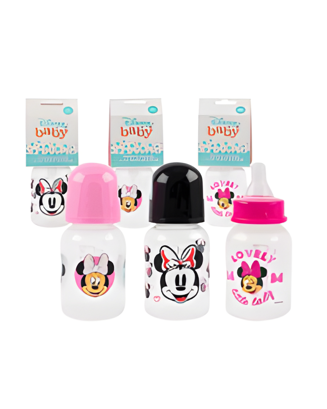 BOTTLES,5oz MINNIE MOUSE 3ASST
