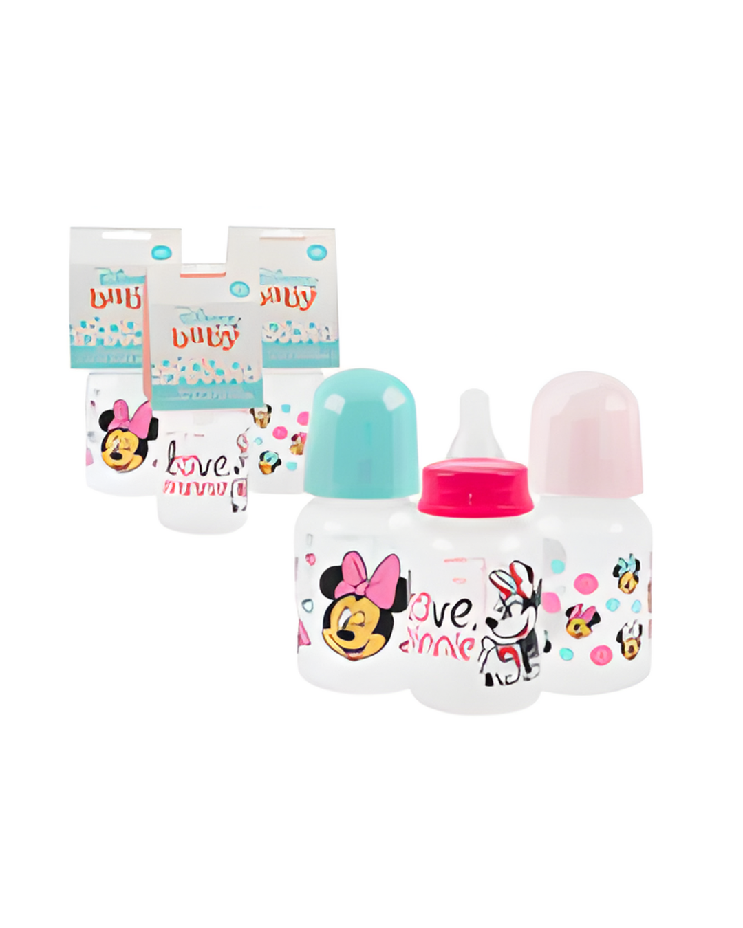 BOTTLES,5oz MINNIE MOUSE 3ASST