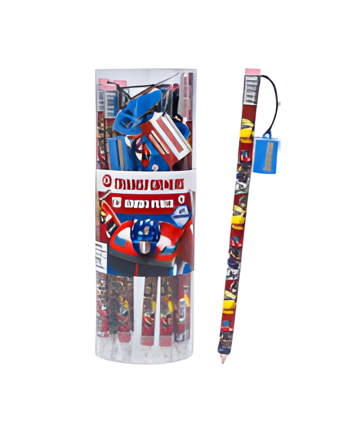 PENCIL,JUMBO TRANSFORMERS w/SH