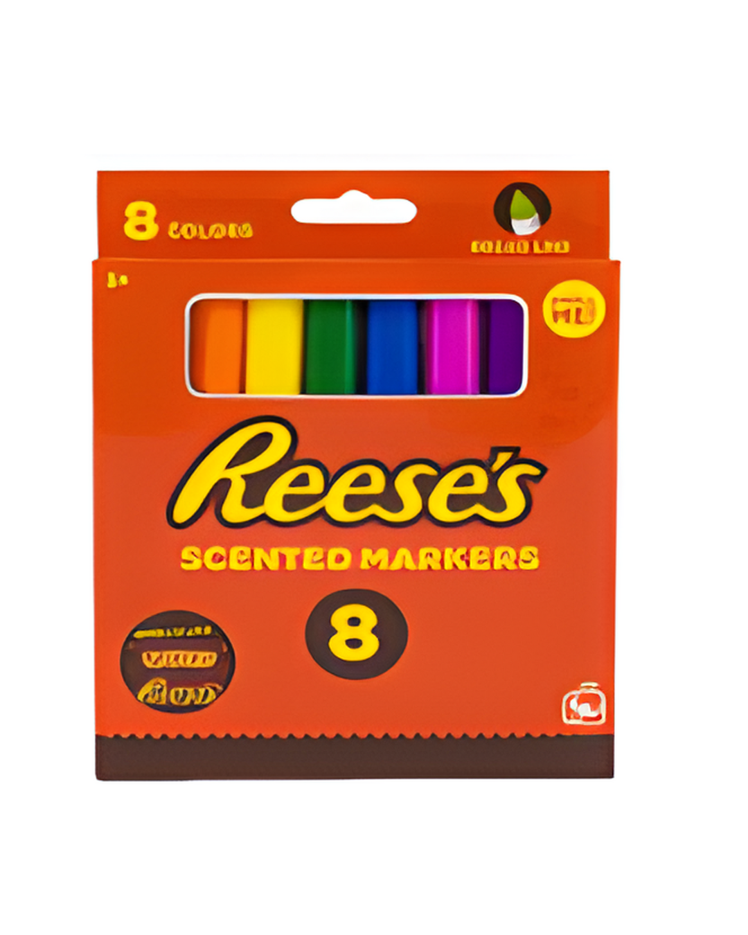 MARKERS,8pc SCENTED REESE'S