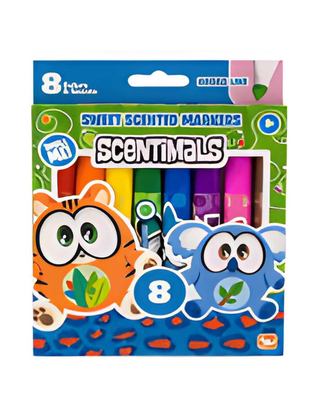 MARKERS,8pc SCENTIMALS SCENTED