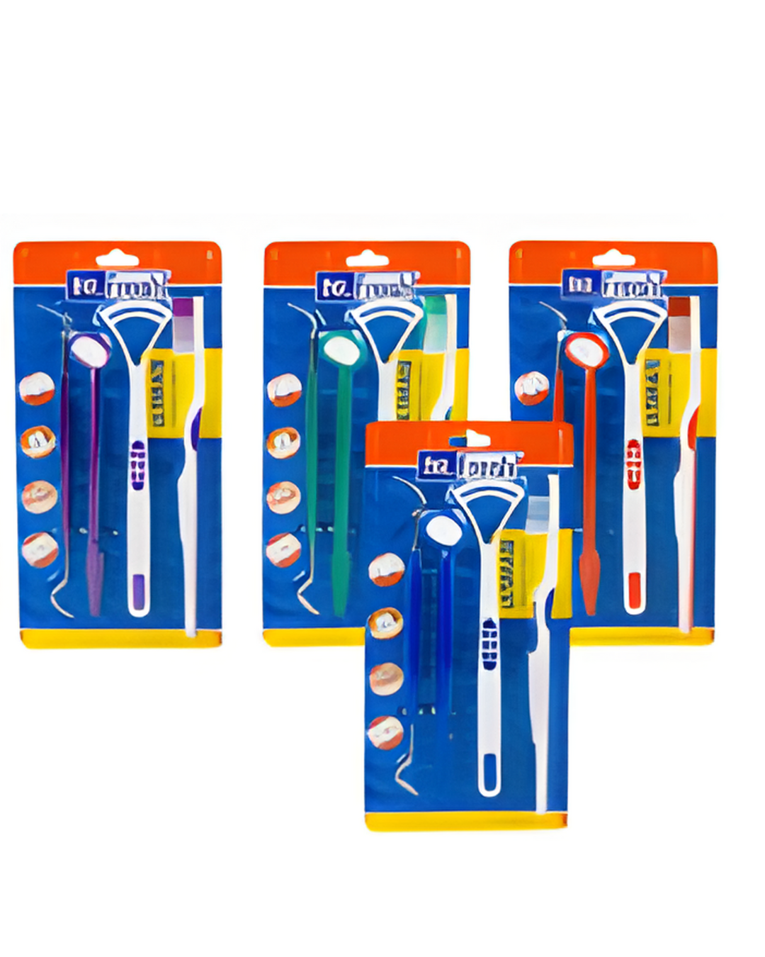 DENTAL KIT CARE,4PC,PLASTIC 4A