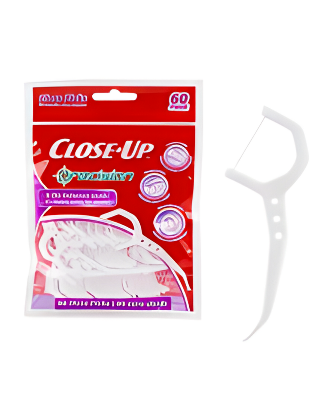 FLOSS PICKS 60ct  CLOSE UP