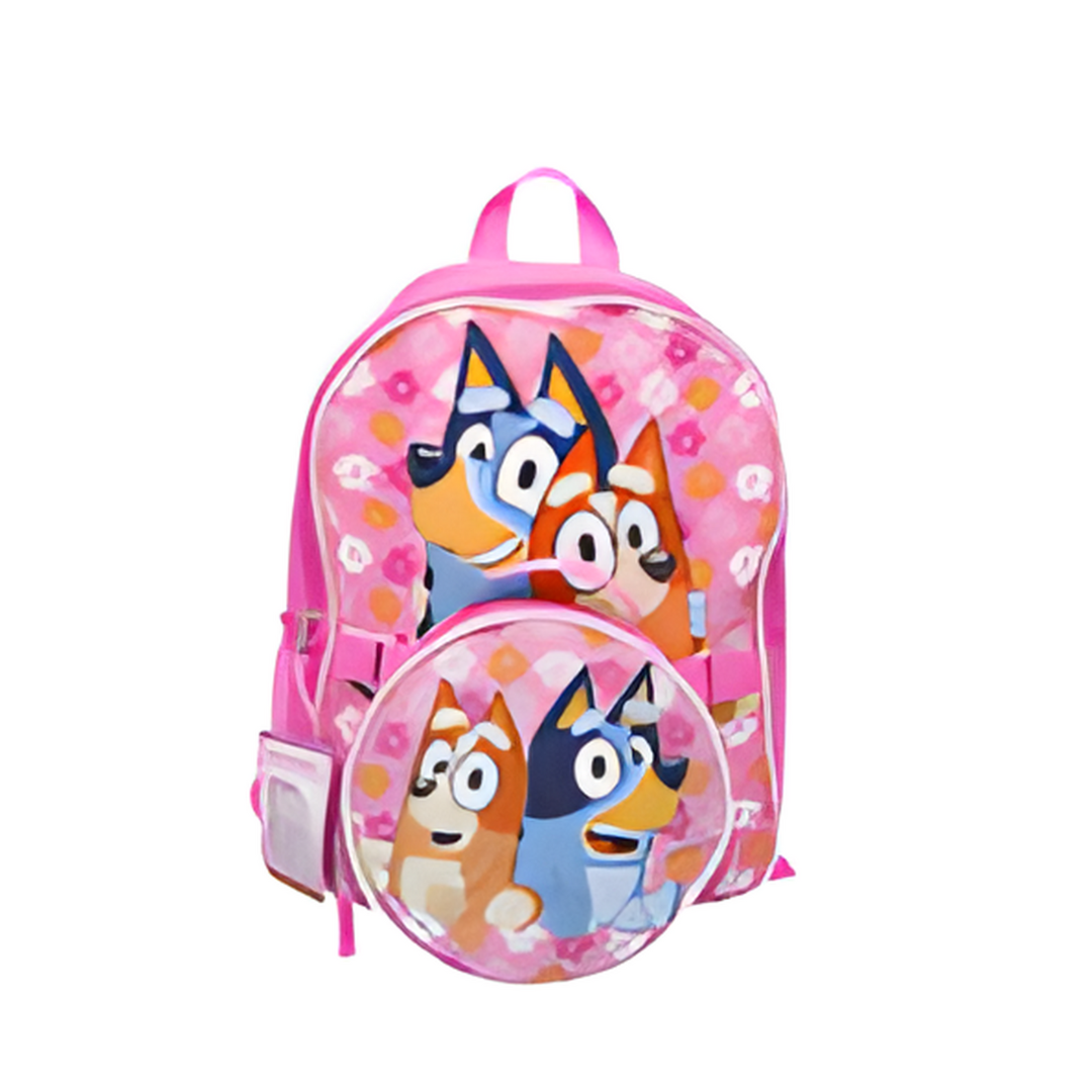 BACKPACK,15"BLUEY wLunchBag-PN
