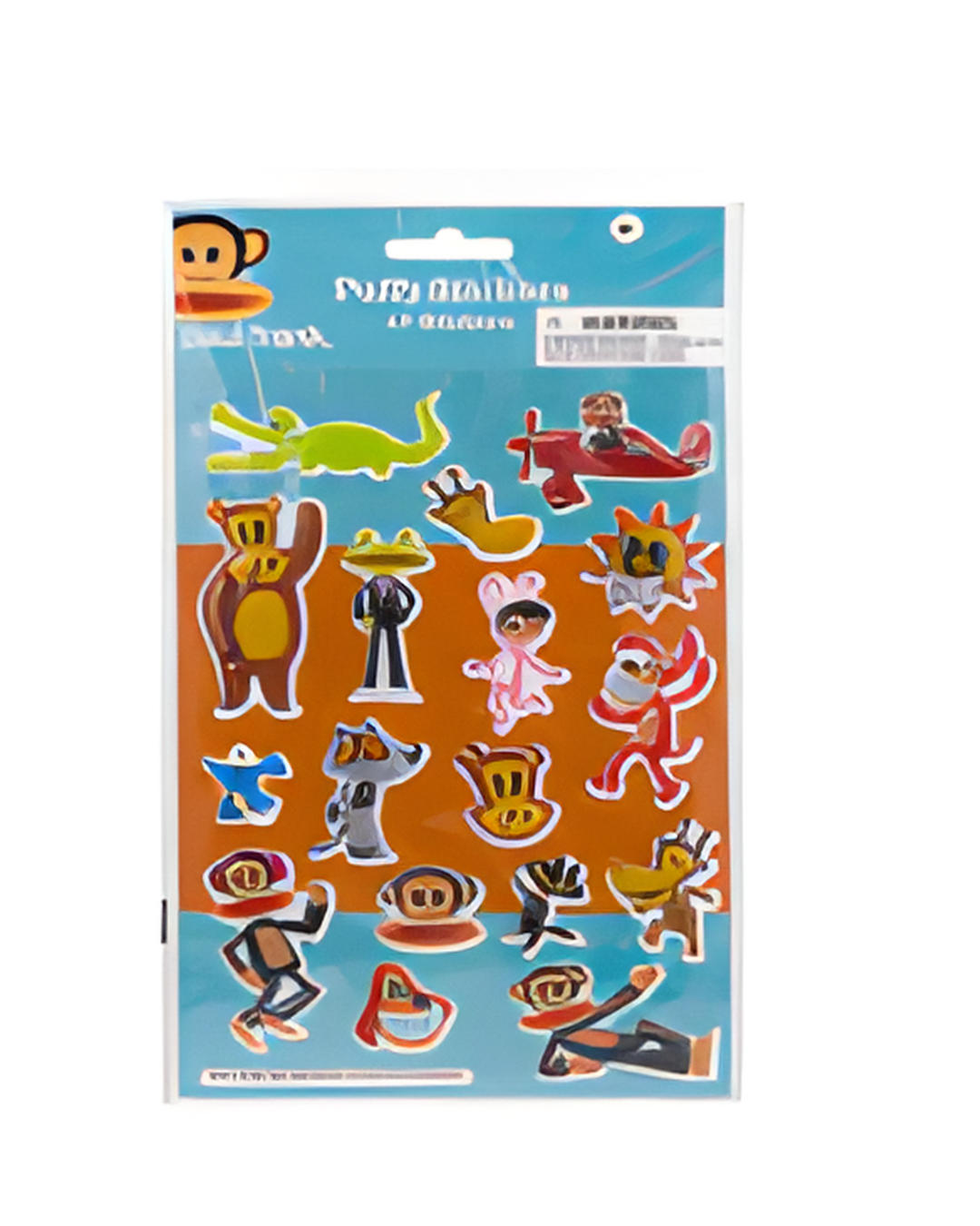STICKERS,17pc PAUL FRANK