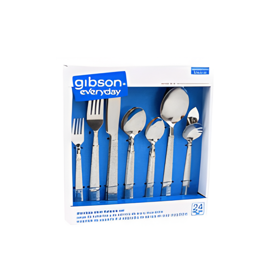 FLATWARE SET,24pc SS SILVER