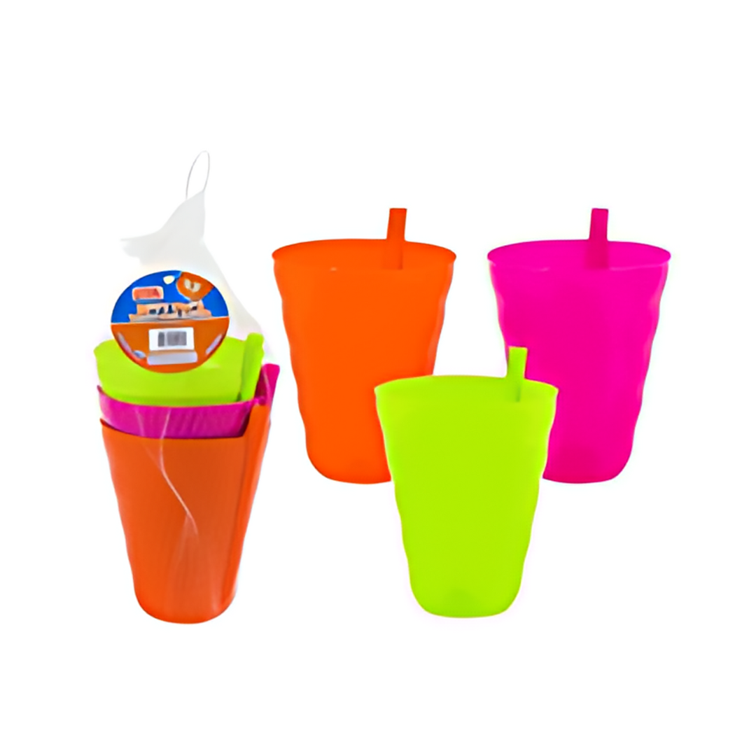 SIPPY CUP SET,4.5" 3pc 10oz/30