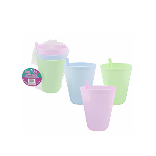 Sippy Cup Set, 4.5" 3pc 10oz/300ml