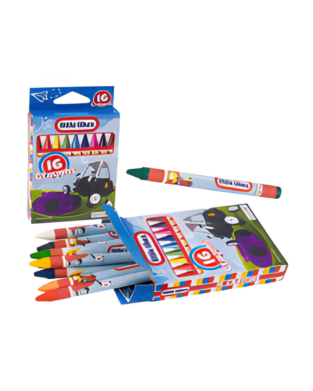 CRAYONS,16ct LITTLE TIKES
