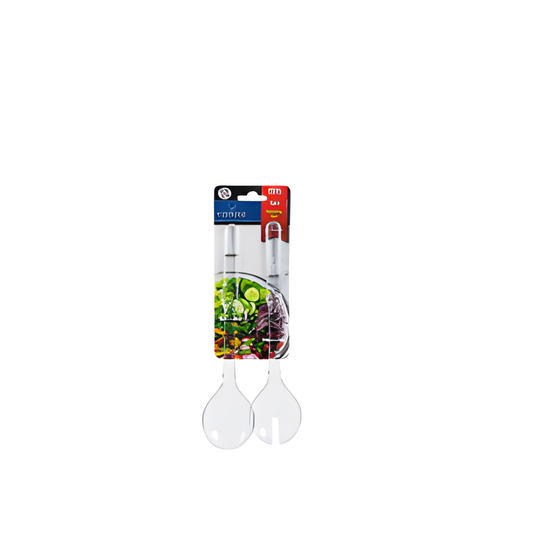SALAD TONGS,11.41"CLEAR PLASTI