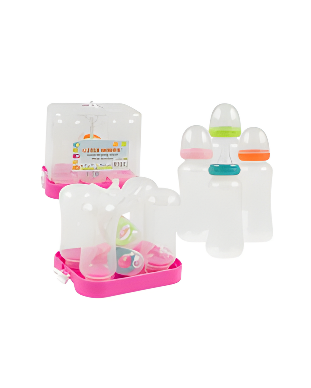 BABY BOTTLE,4pc wRACK