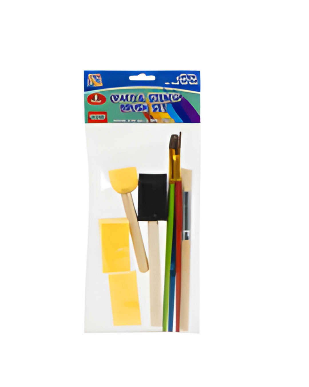 BRUSH SET,8pc CRAFT & STENCIL