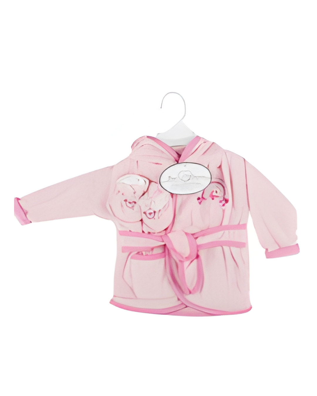 ROBE&BOOTIE SET,2pcCOTTON PINK