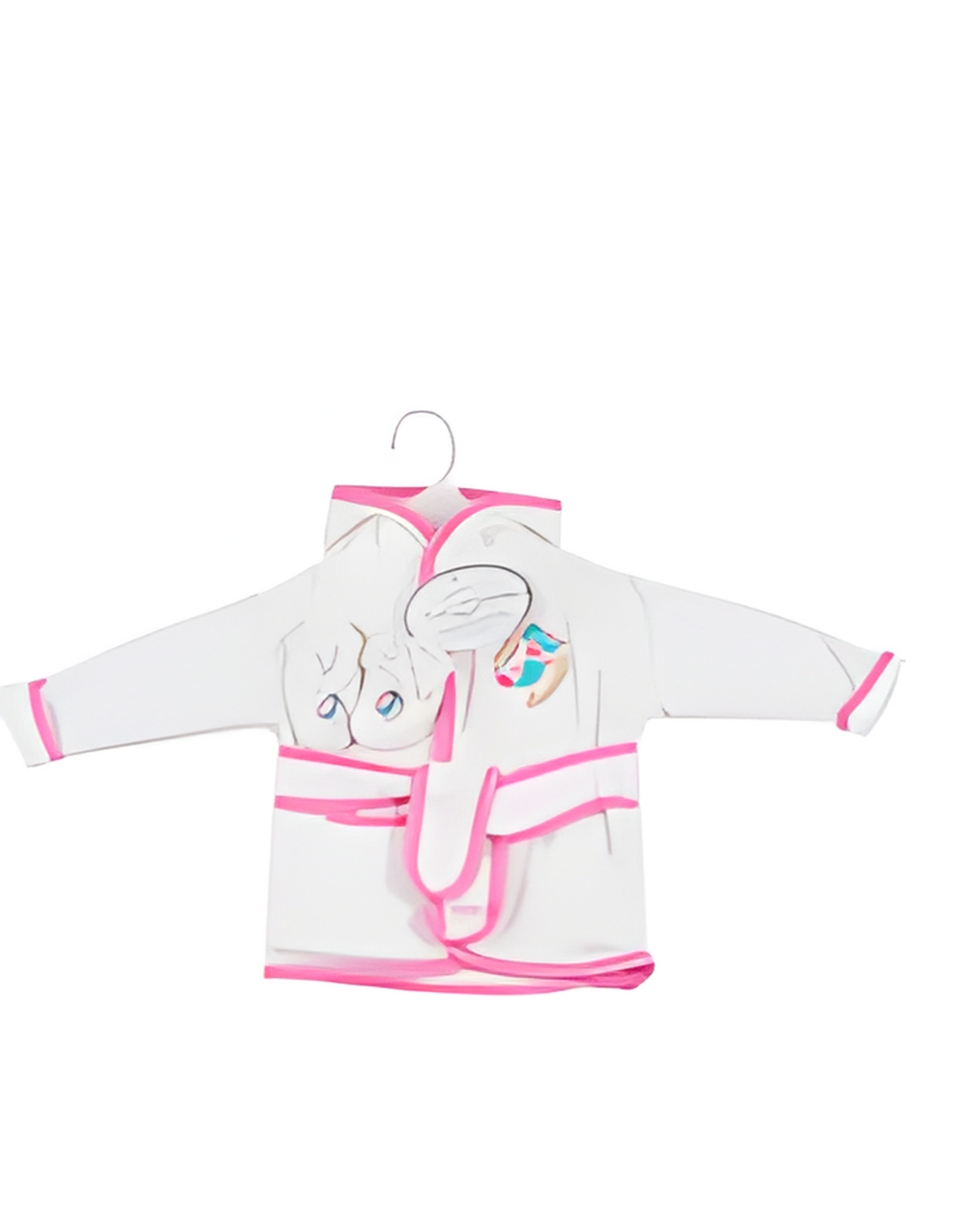 ROBE&BOOTIE SET,2pcCOTTON WHIT