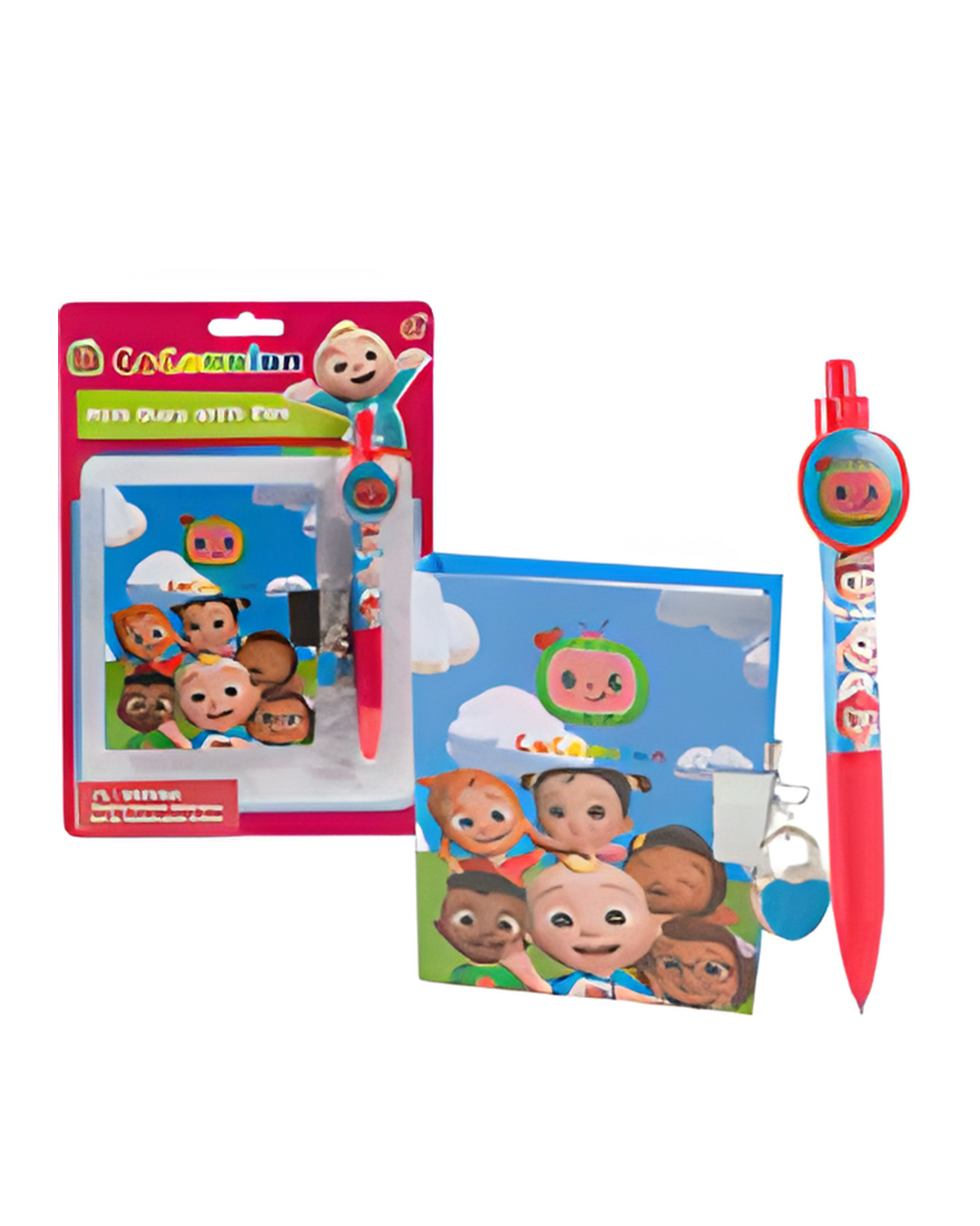 DIARY SET,3pcW/PEN COCOMELON