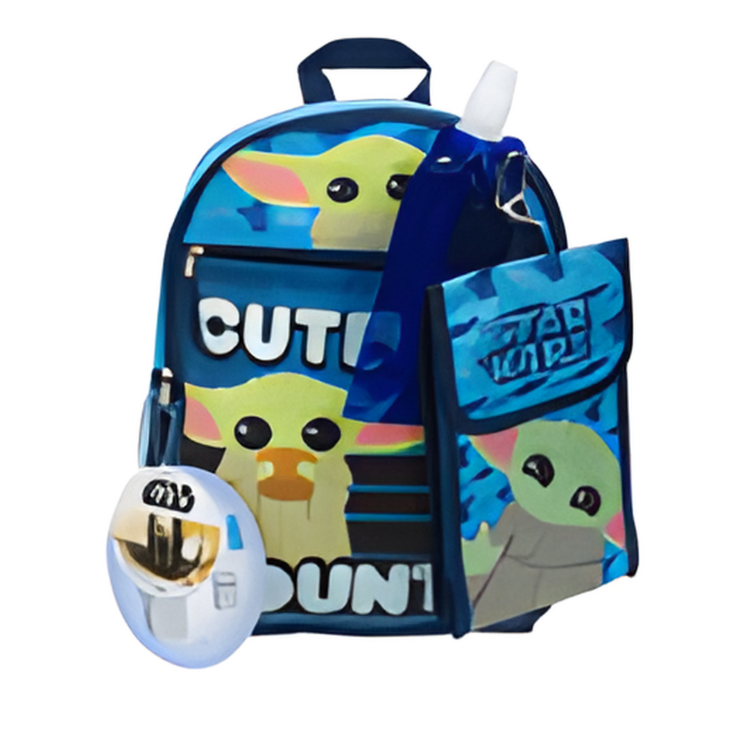 BACKPACK SET,5pc 16"LG MANDALO