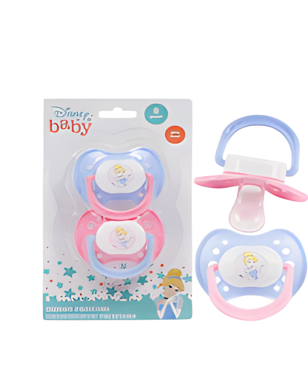 PACIFIER,2pk DIS PRINCESS CIND