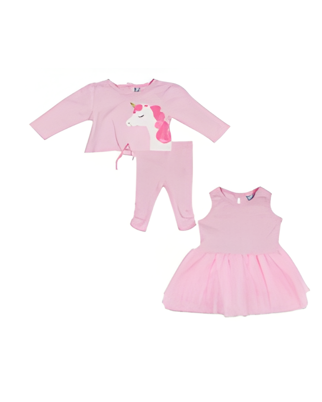 BABY CLOTHES SET,3pc 0-9M UNIC