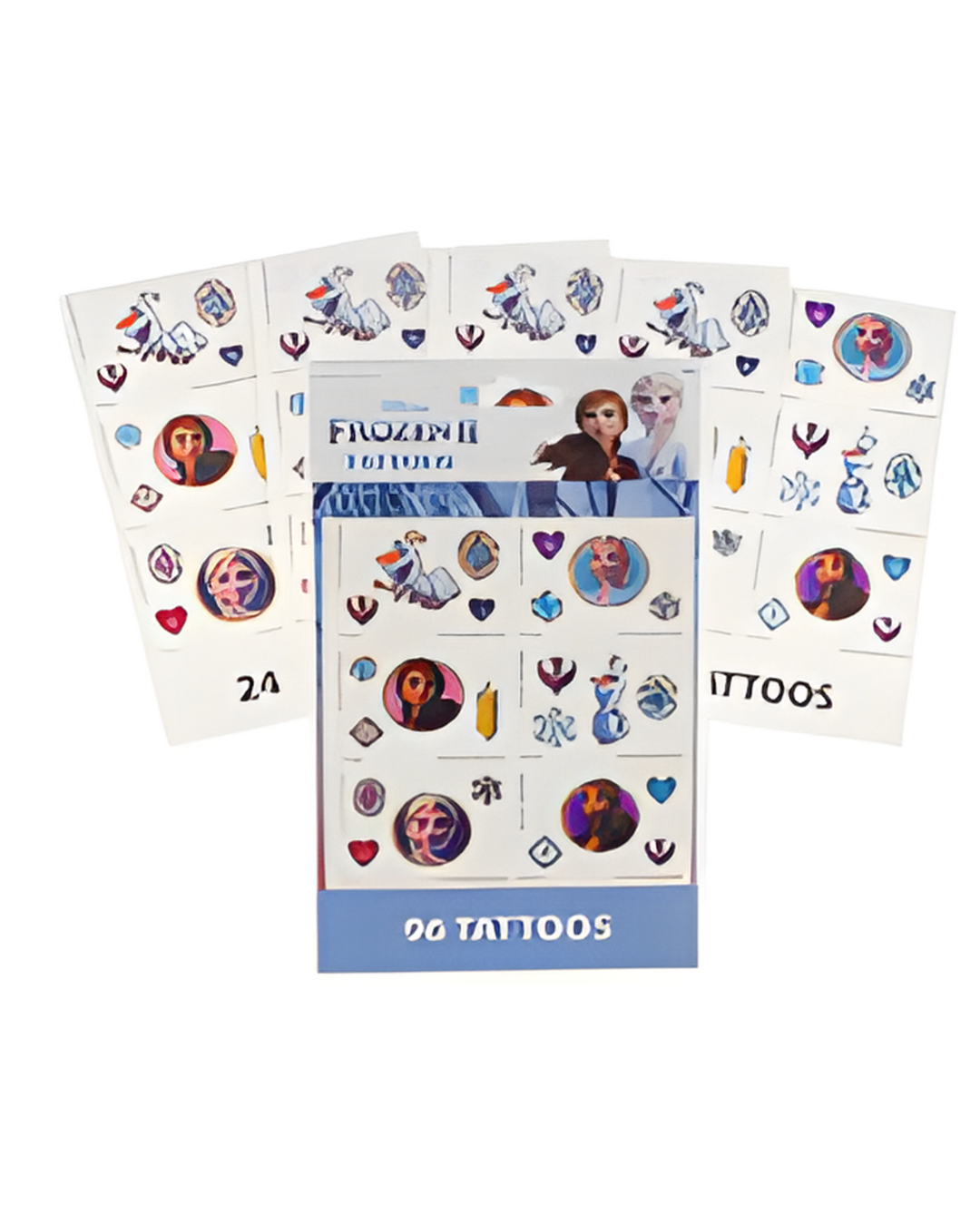 TATTOO SET,4sheet 96pc FROZEN