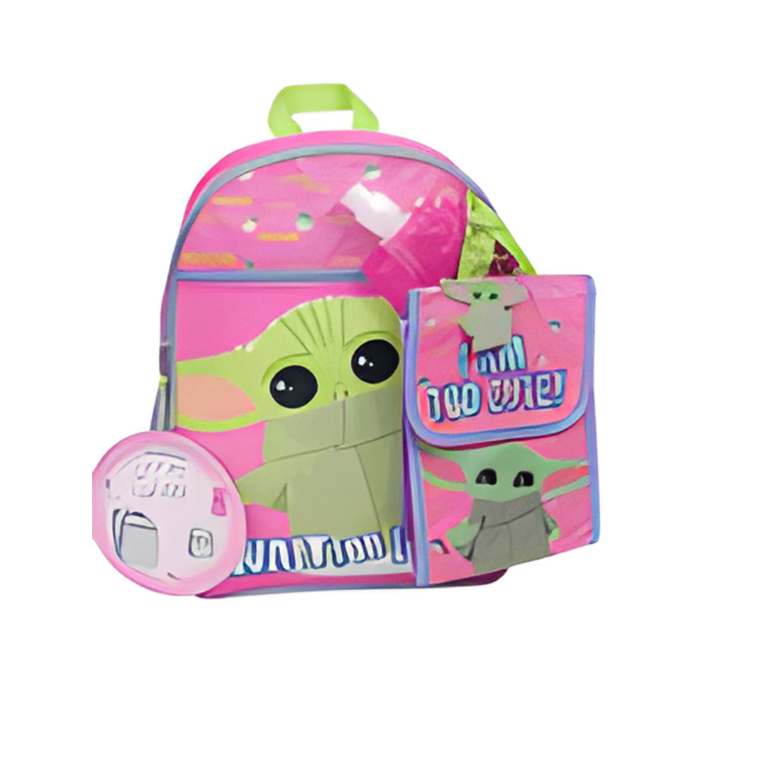 BACKPACK SET,5pc 16"LG MANDALO