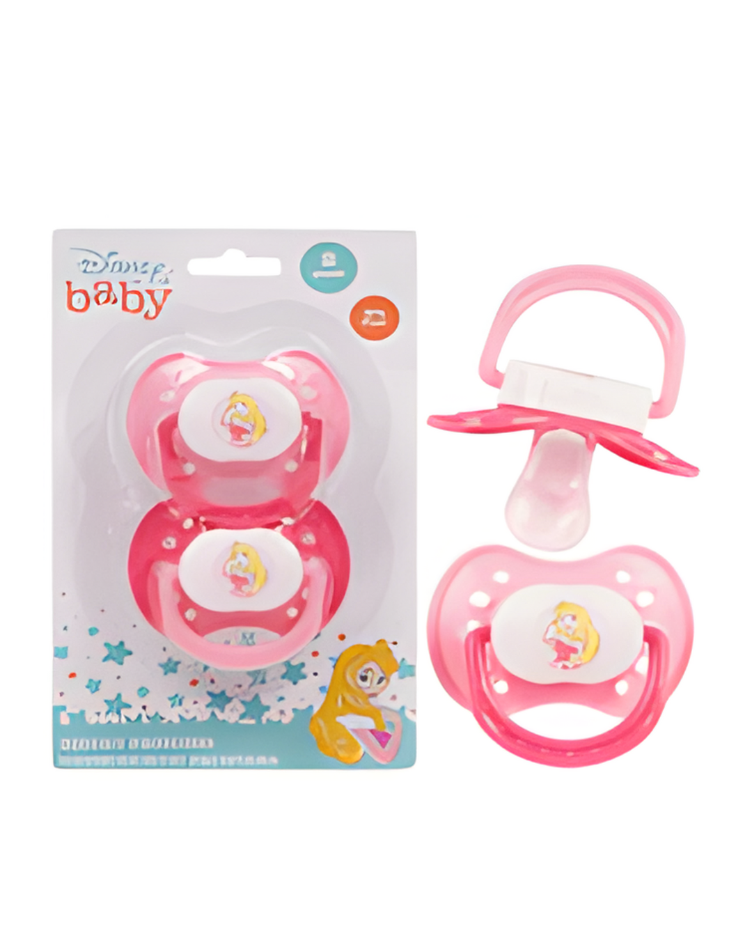 PACIFIER,2pk SLEEPING BEAUTY