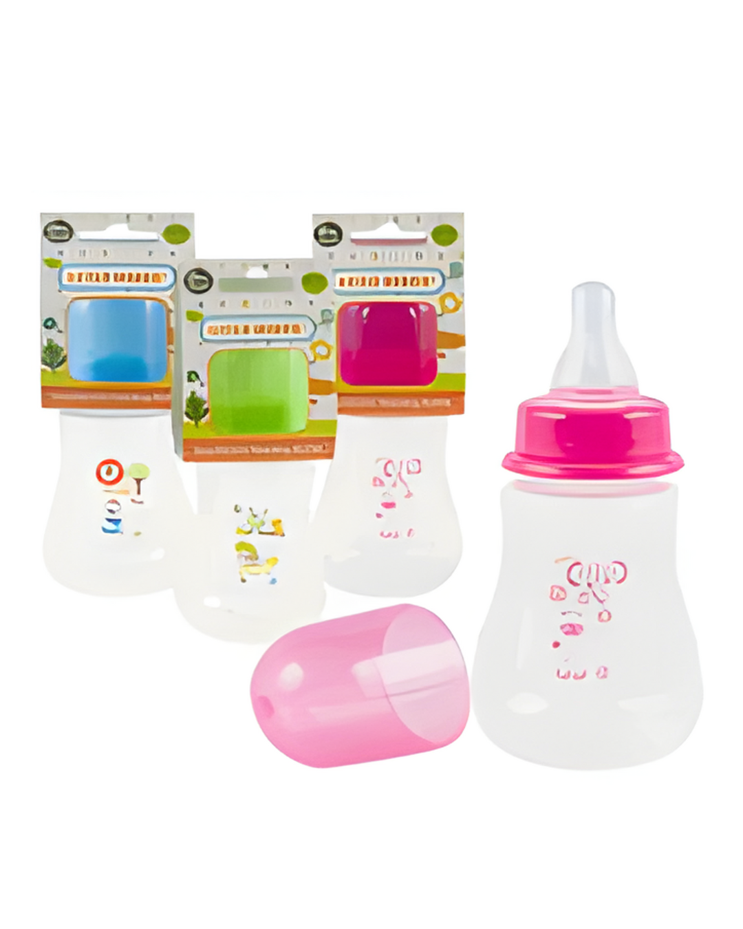 BABY BOTTLE , 5 OZ W/HOOD CAP