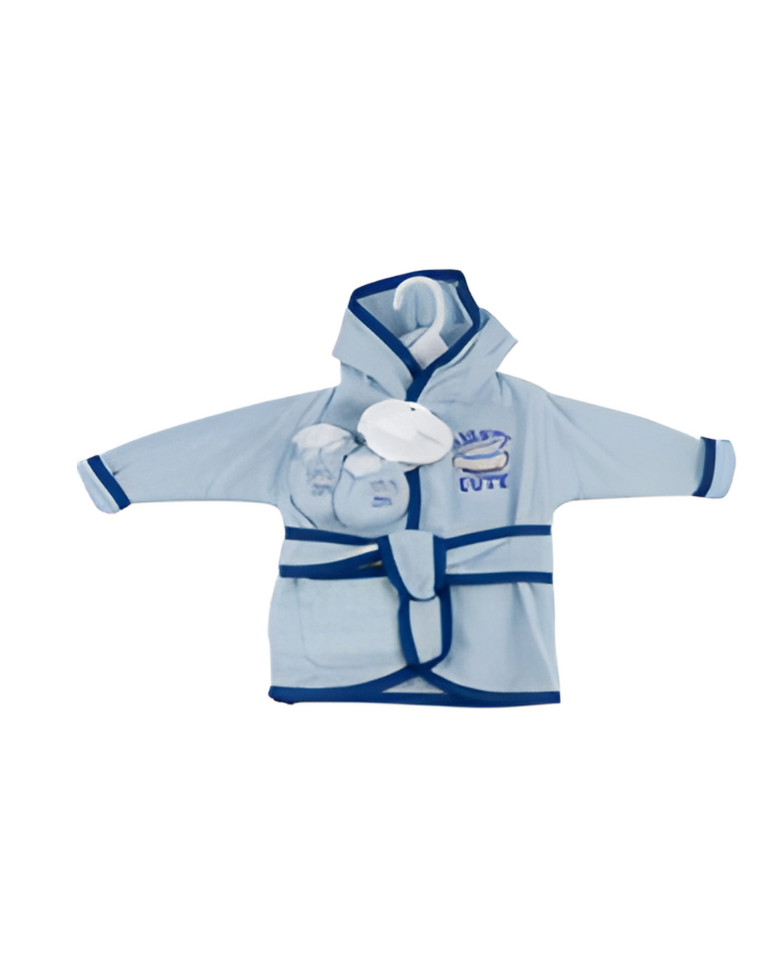 ROBE&BOOTIE SET,2pcCOTTON BLUE