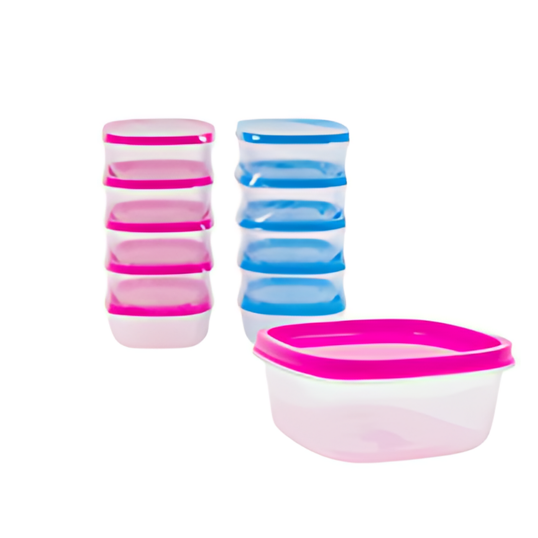 FOOD CONTAINER SET, 3.5" 5-Piece, 5oz