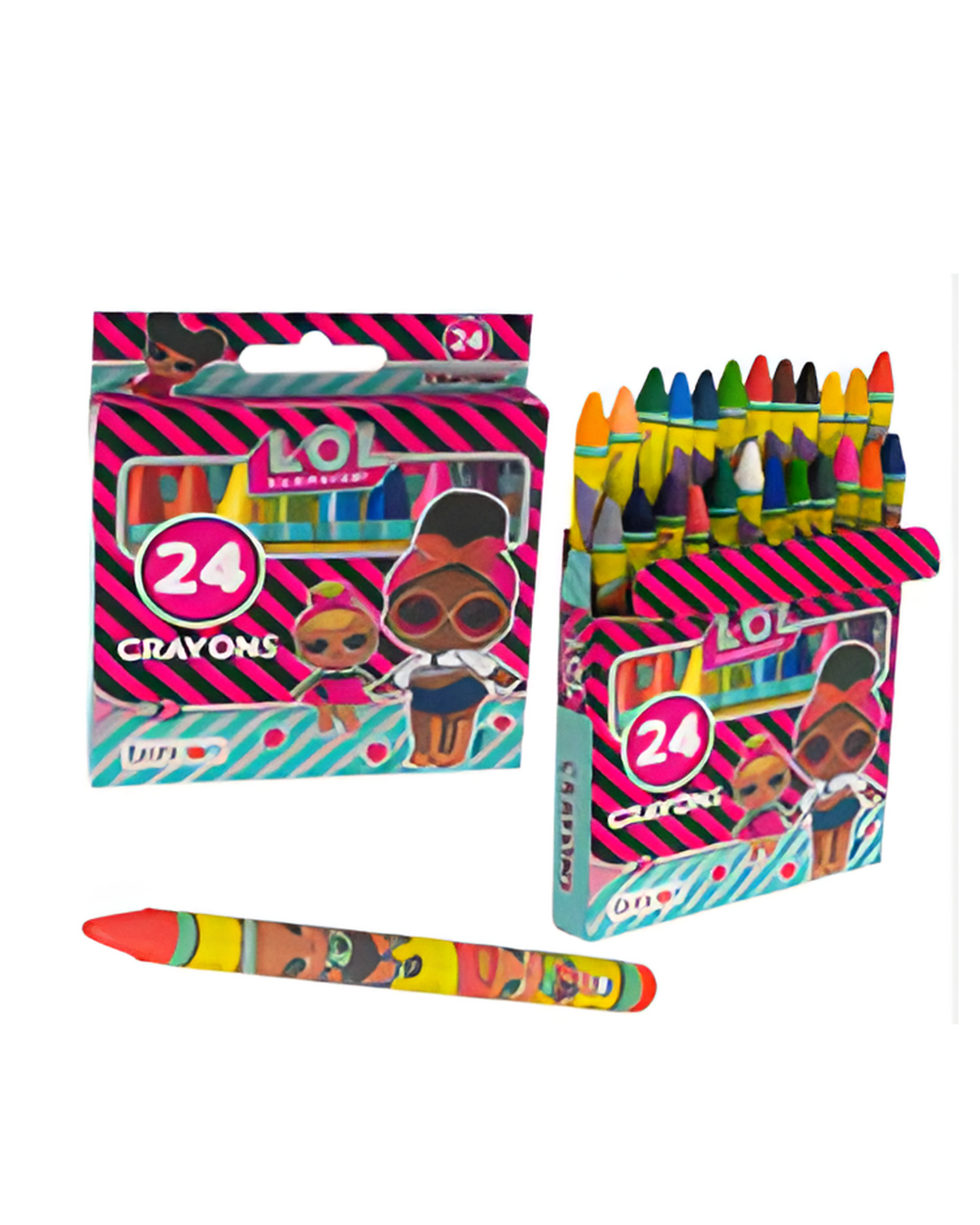 CRAYONS,24ct LOL SURPRISE