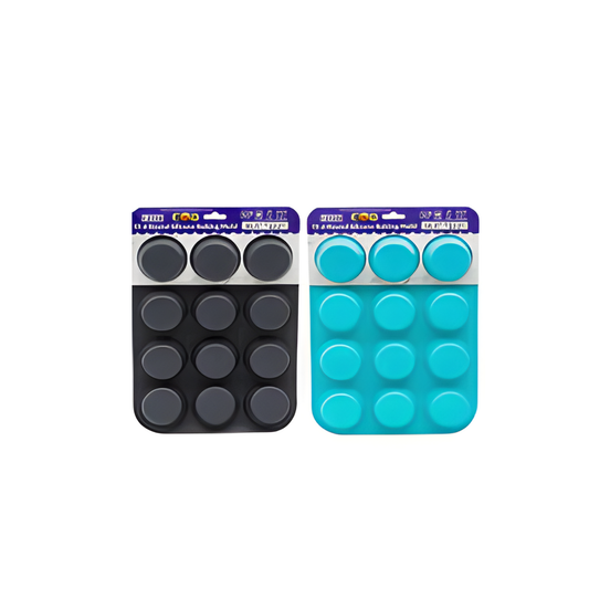 BAKING MOLD,12mold 11.5"SILICO