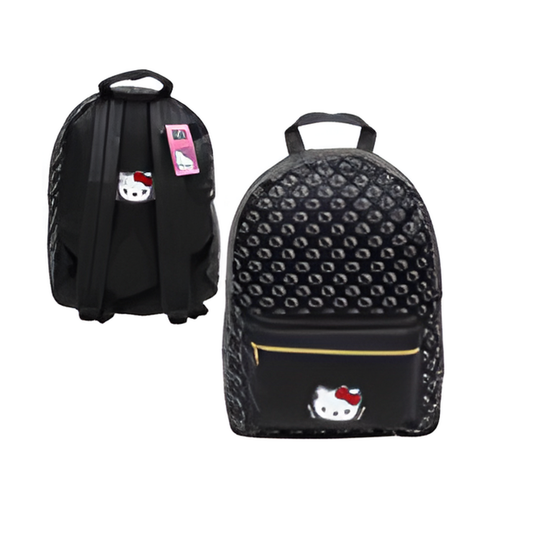 BACKPACK,16" PU HELLO KITTY BL