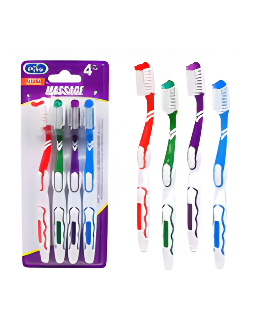 TOOTHBRUSH,4pk SMARTORAL AST/P