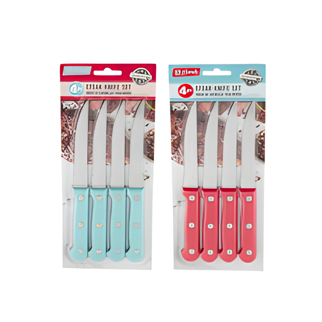 STK KNIFE SET,4pc4.5"2AST1.0mm