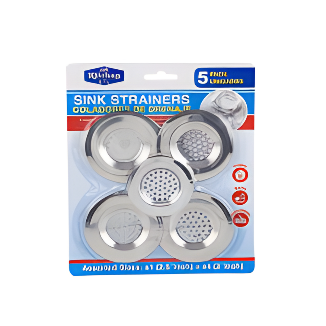 DRAIN FILTER SET,5pc AST SIZE