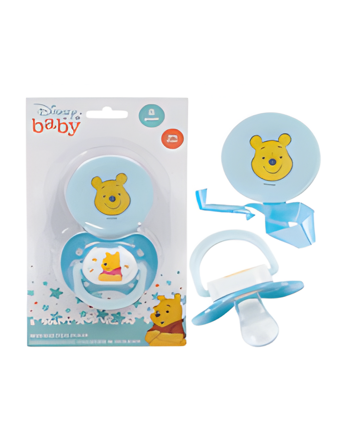 PACIFIER,W/CLIP WINNIETHEPOOH