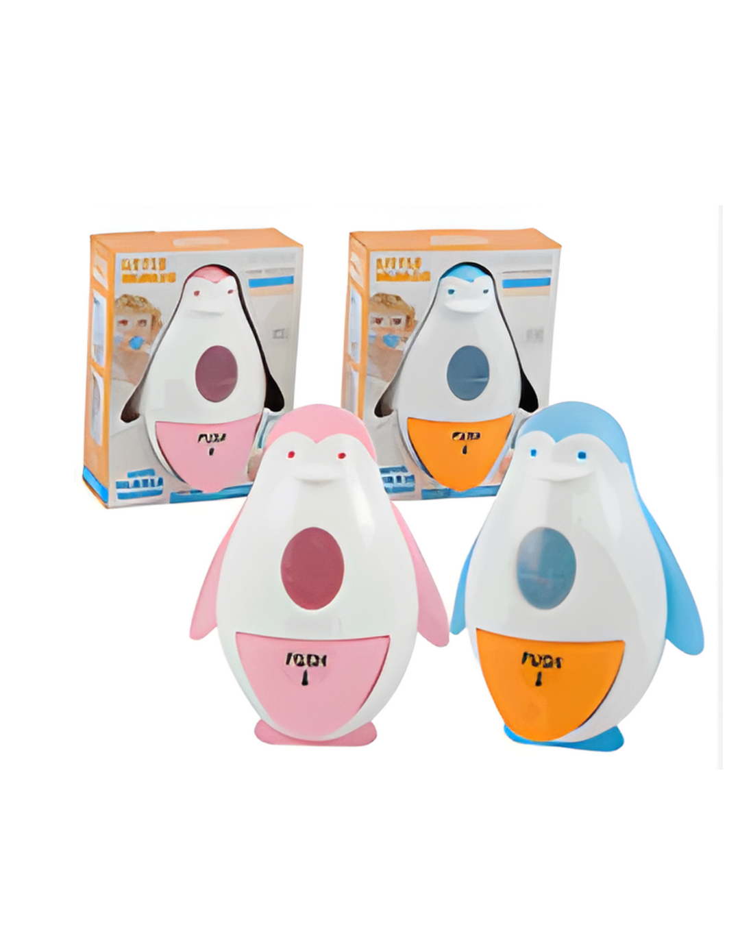SOAP DISPENSER,2TONE PENGUIN 2