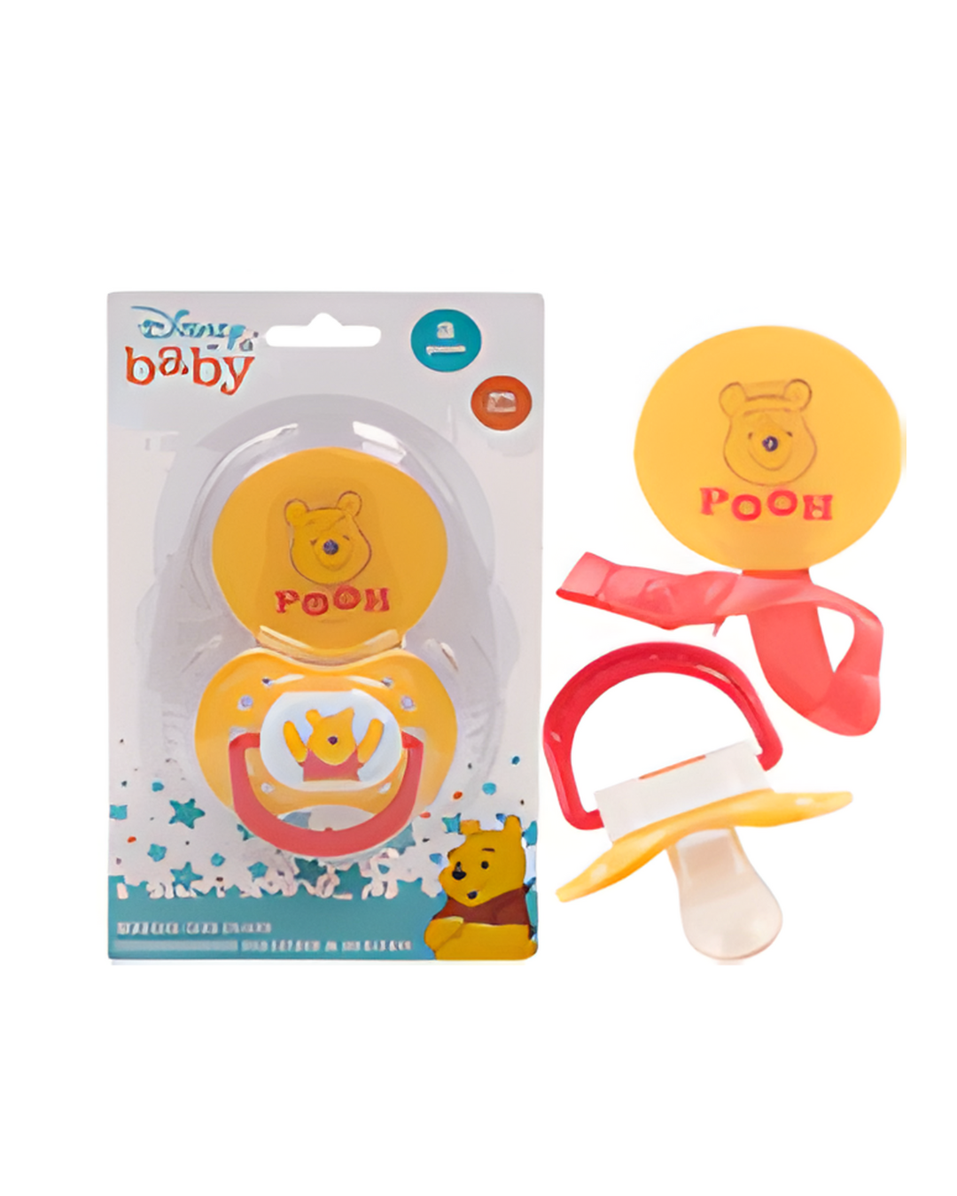 PACIFIER,W/CLIP WINNIETHEPOOH
