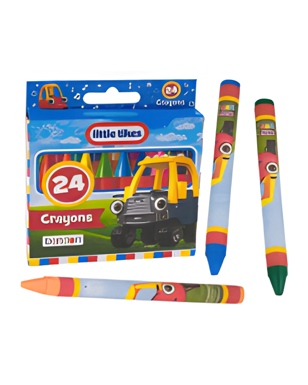 CRAYONS,24ct LITTLE TIKES