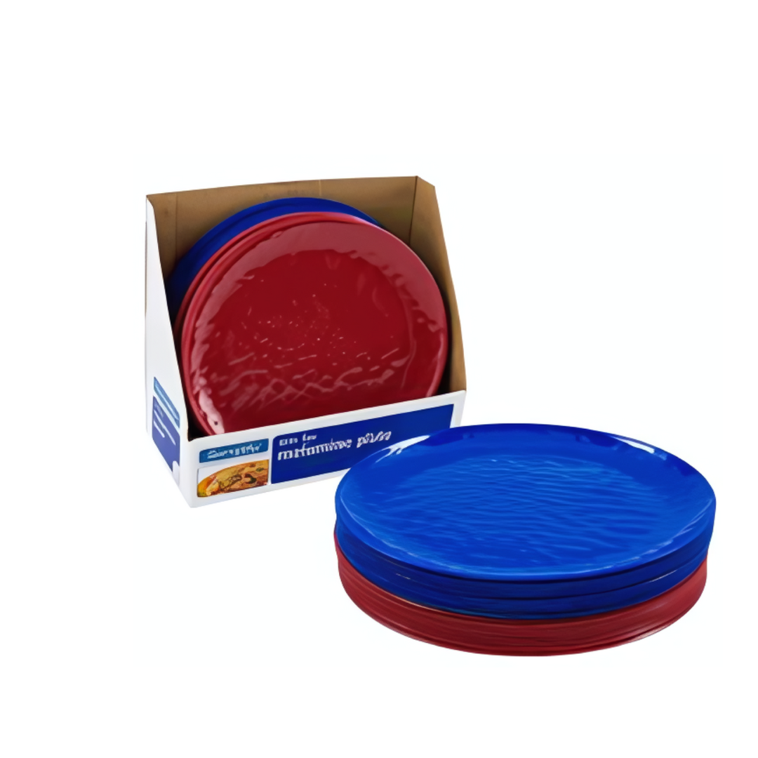 PLATE,1pcMELAMINE RED ON PDQ