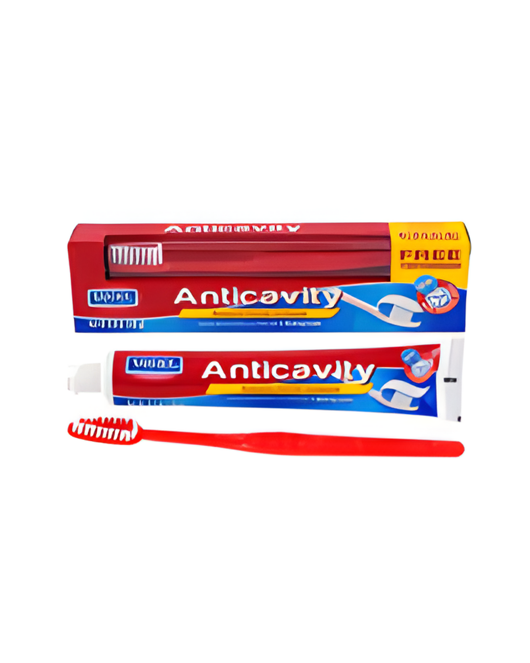 TOOTHPASTE,6.4oz W/BRUSH ANTI